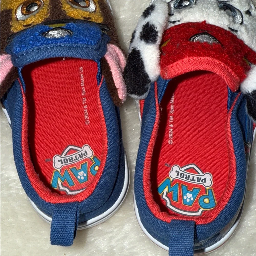 Paw Patrol Kids Slippers‎ - Red, Blue, White, Brown